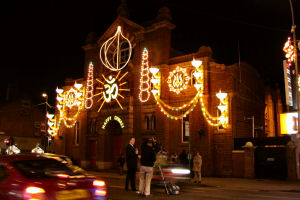 [An image showing Leicester Lights Up for Diwali]