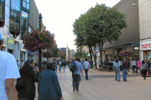 [An image showing Leicester's Good Friday in City Centre]